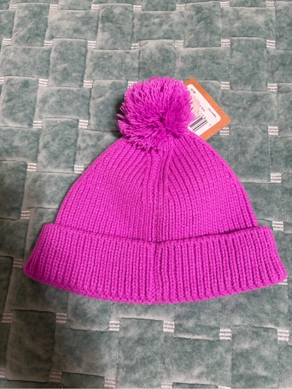 The North Face Kids Hot Purple Knit Cuffed Beanie